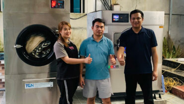 Hòa Bình: Lắp đặt máy giặt công nghiệp 25kg